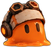 Slime looking puzzled